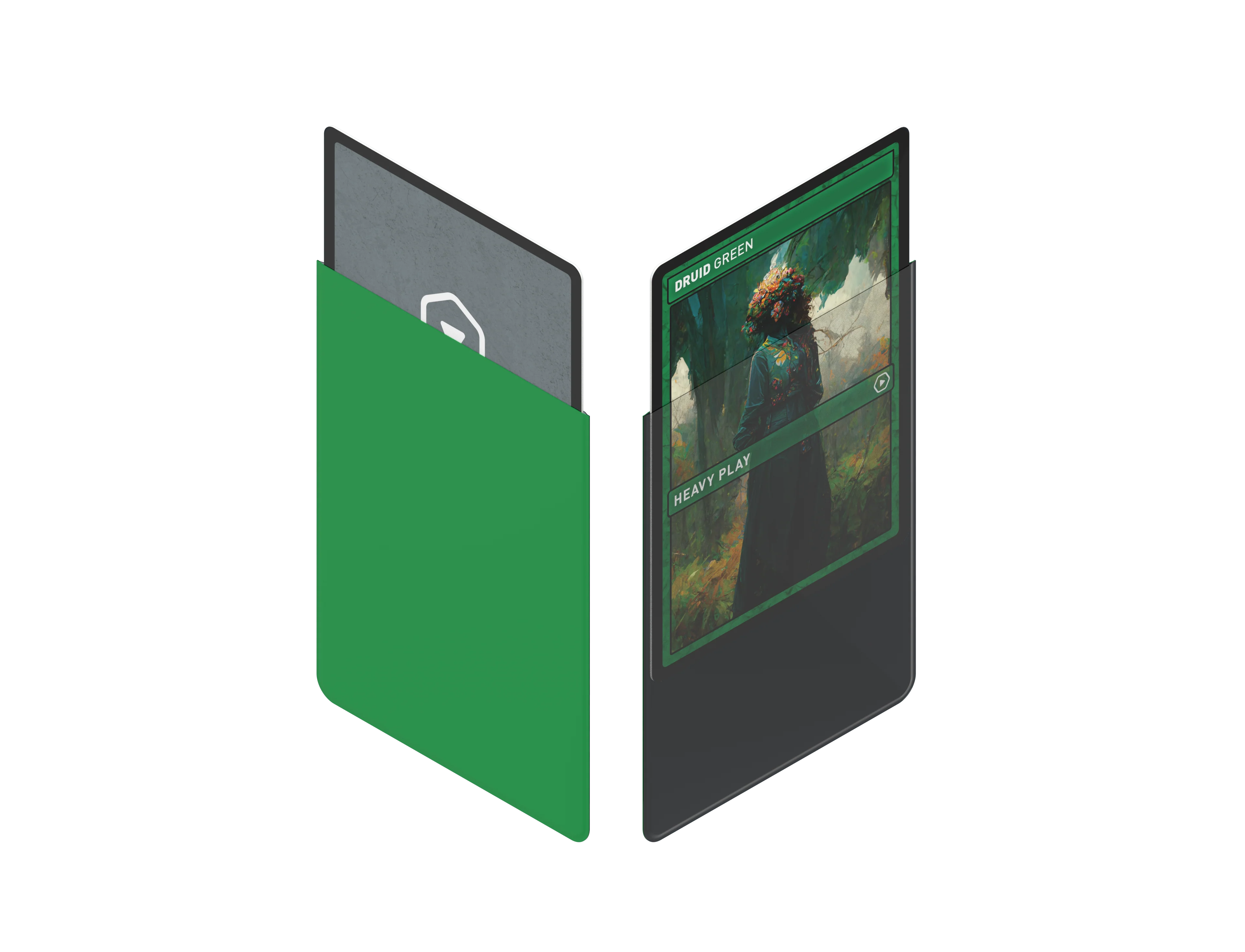 Heavy Play: CURV Sleeves Standard 100 - Druid Green