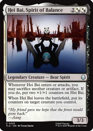 Hei Bai, Spirit of Balance  [Avatar: The Last Airbender] Foil