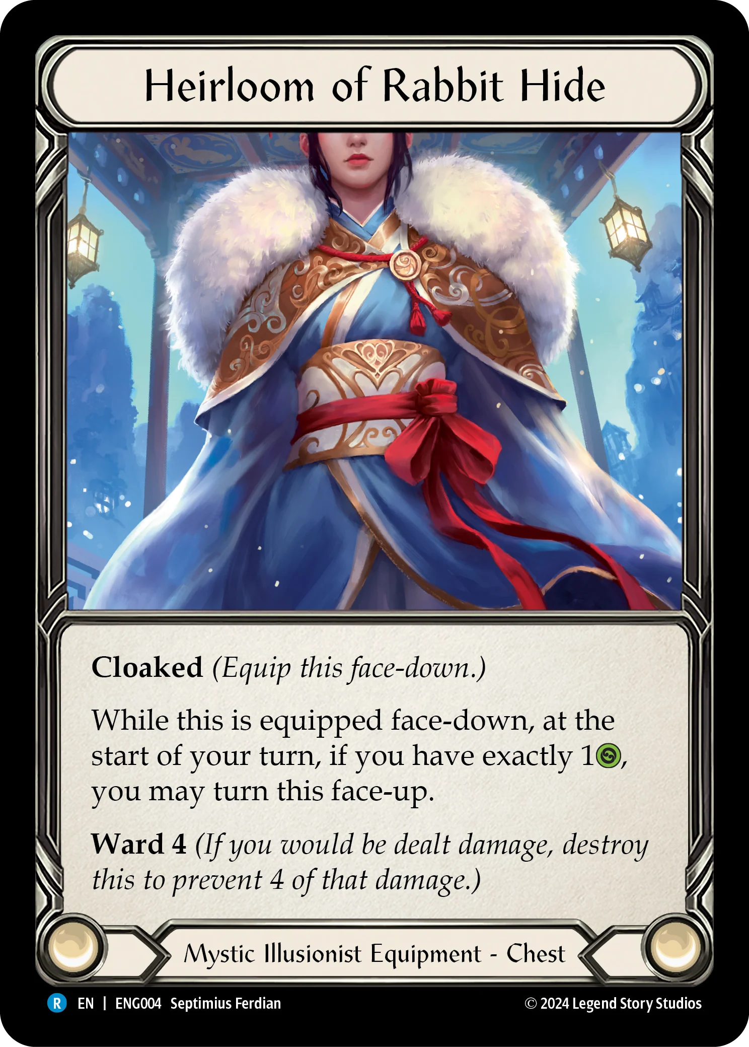 Heirloom of Rabbit Hide [ENG004] (Part the Mistveil Enigma Blitz Deck)