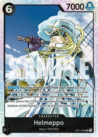 Helmeppo (OP11-092) - [A Fist of Divine Speed] Foil