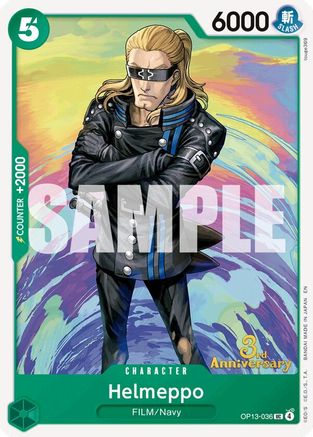 Helmeppo (OP13-036) - [Carrying On His Will: 3rd Anniversary Tournament Cards]