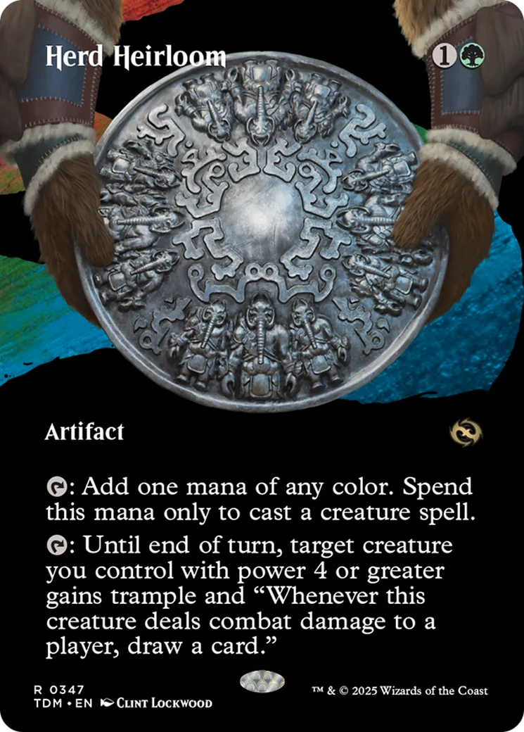 Herd Heirloom (Borderless) [Tarkir: Dragonstorm] Foil