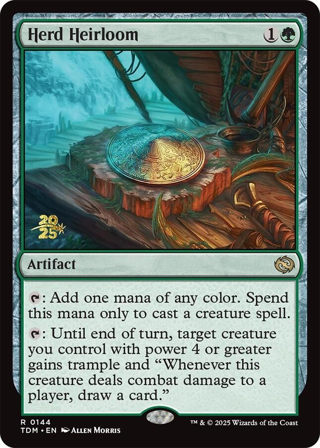 Herd Heirloom [Tarkir: Dragonstorm Prerelease Promos] Foil