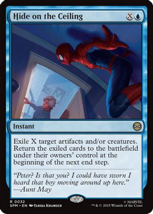 Hide on the Ceiling  [Marvel's Spider-Man]