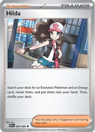 Hilda 085/086  - Reverse Holofoil SV White Flare - Uncommon