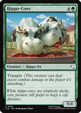 Hippo-Cows  [Avatar: The Last Airbender: Eternal-Legal] Foil