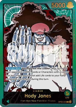 Hody Jones (SPR) (OP06-020) - [Extra Booster: Anime 25th Collection] Foil