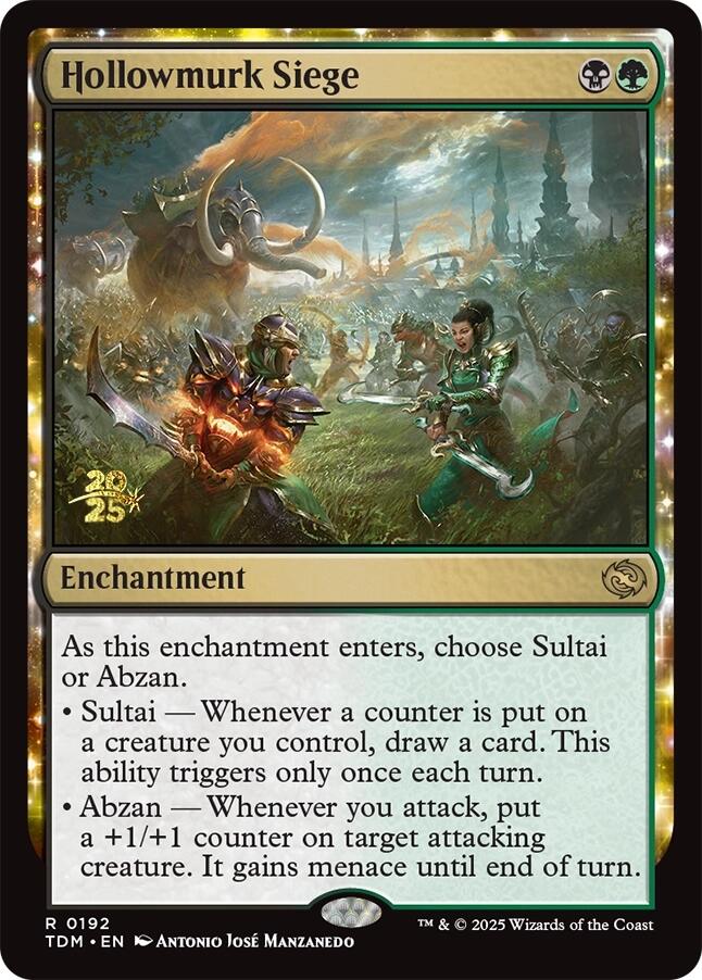 Hollowmurk Siege [Tarkir: Dragonstorm Prerelease Promos] Foil