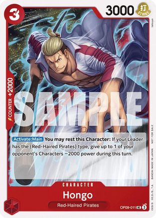 Hongo (Tournament Pack 2025 Vol. 2) (OP09-011) - [One Piece Promotion Cards]
