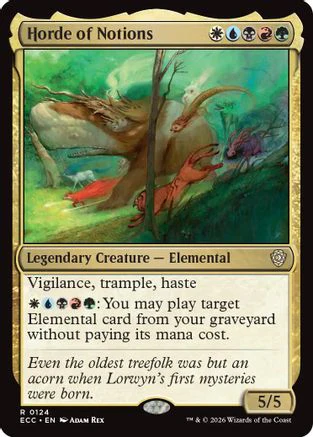 Horde of Notions  [Commander: Lorwyn Eclipsed]