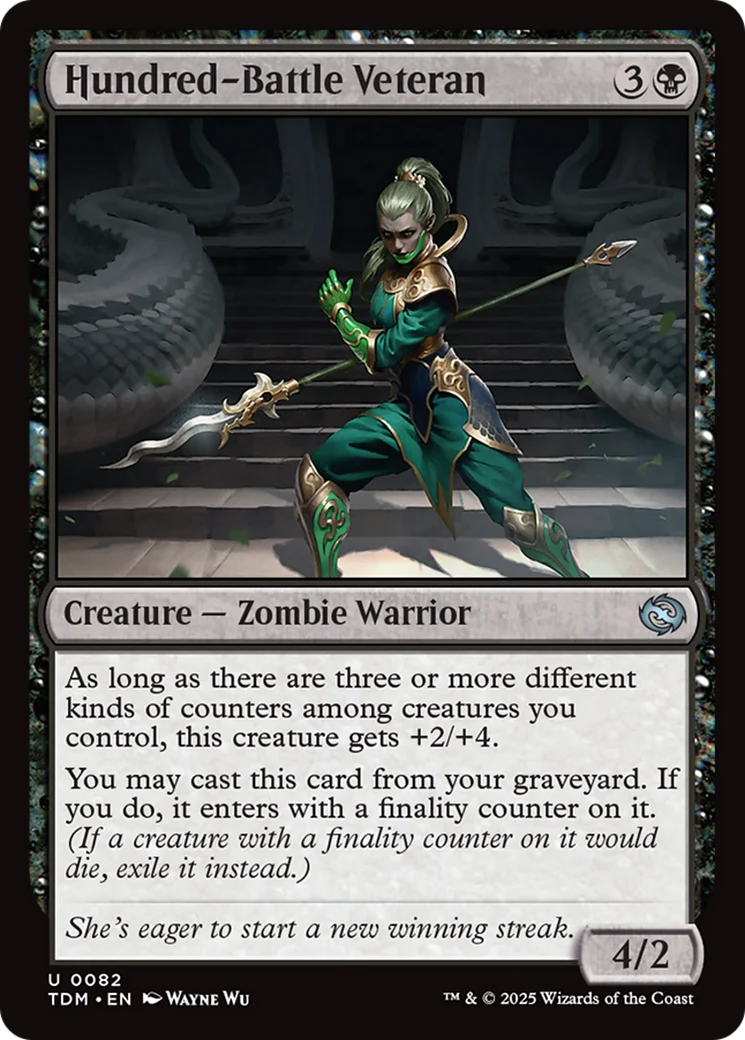 Hundred-Battle Veteran [Tarkir: Dragonstorm] Foil