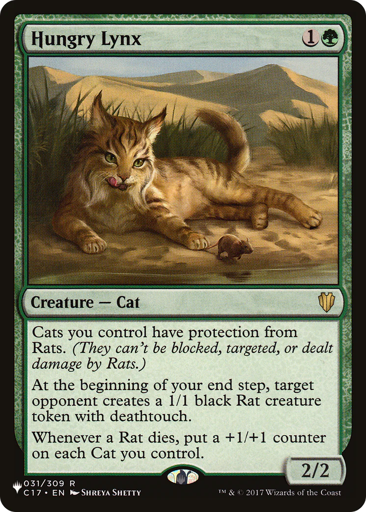 Hungry Lynx [The List] Foil