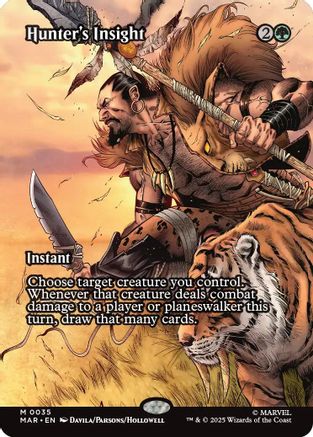 Hunter's Insight (Borderless)  [Marvel Eternal-Legal] Foil