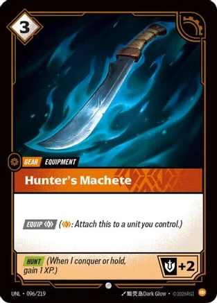 Hunter's Machete (096/219) - Riftbound - [Unleashed]