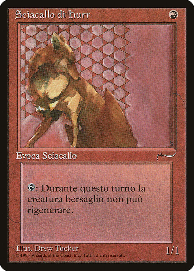 Hurr Jackal (Italian) - "Sciacallo di hurr" [Rinascimento]
