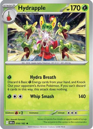 Hydrapple (018/182) [Scarlet & Violet: Destined Rivals] Reverse Holofoil