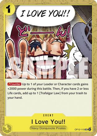 I Love You!! (OP12-115) - [Legacy of the Master]