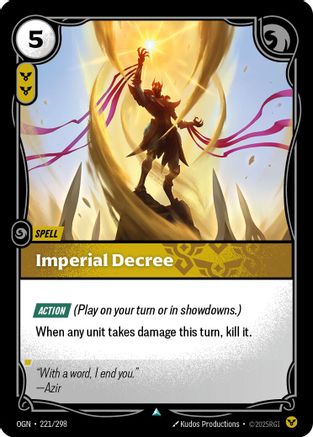 Imperial Decree (221/298) - Riftbound - [Origins]