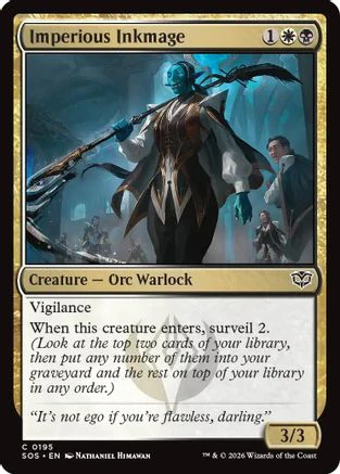 Imperious Inkmage  [Secrets of Strixhaven] Foil