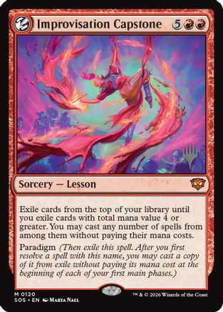 Improvisation Capstone  [Promo Pack: Secrets of Strixhaven]