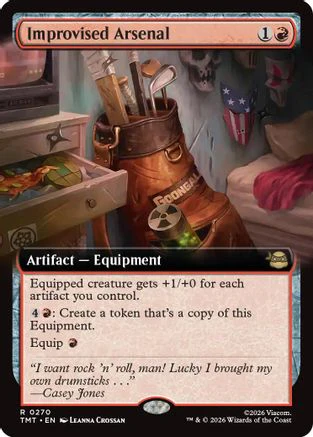 Improvised Arsenal (Extended Art)  [Teenage Mutant Ninja Turtles] Foil