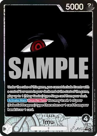 Imu (Alternate Art) (OP13-079) - [Carrying On His Will] Foil