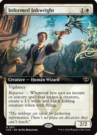 Informed Inkwright (Extended Art)  [Secrets of Strixhaven]