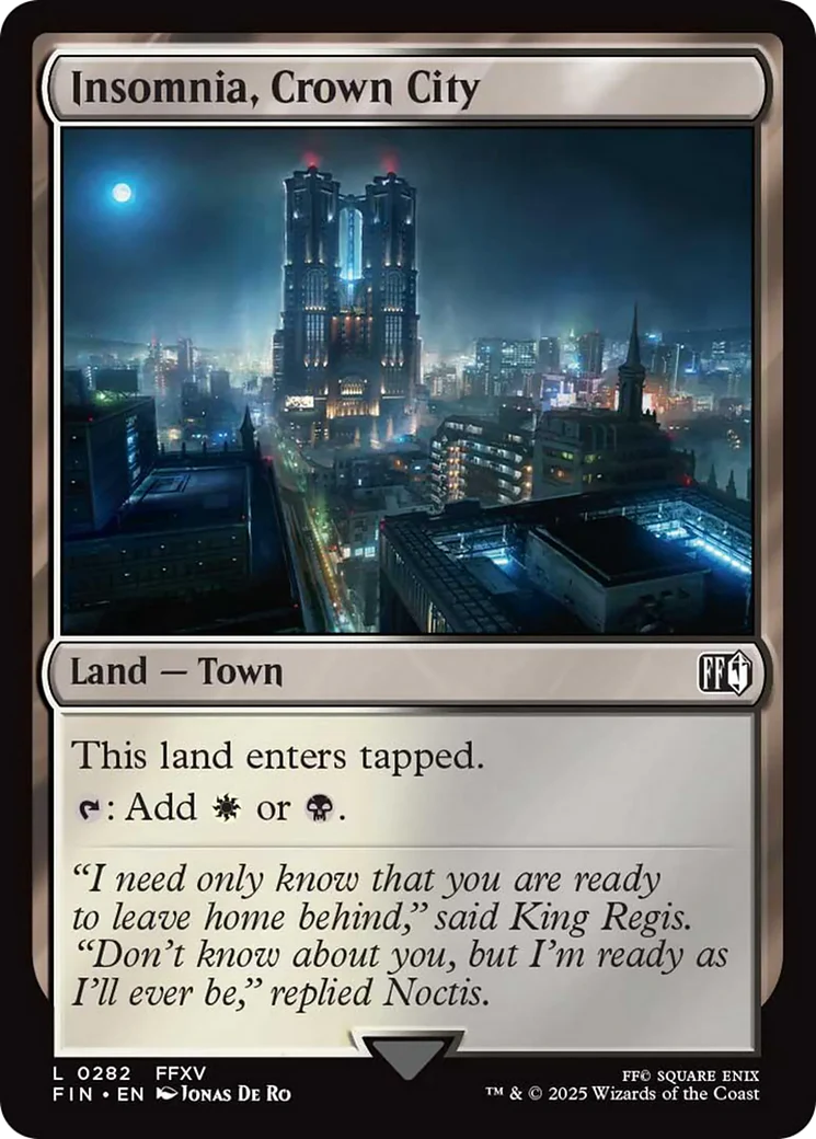 Insomnia, Crown City [FINAL FANTASY] Foil