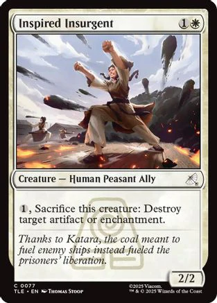 Inspired Insurgent  [Avatar: The Last Airbender: Eternal-Legal] Foil