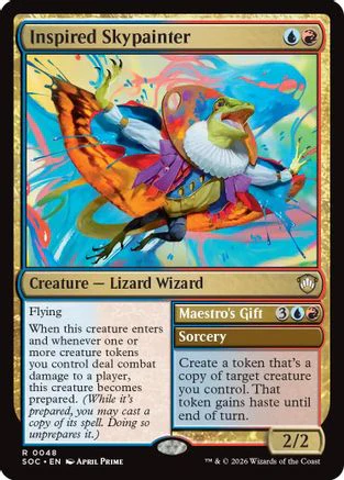 Inspired Skypainter  [Commander: Secrets of Strixhaven]