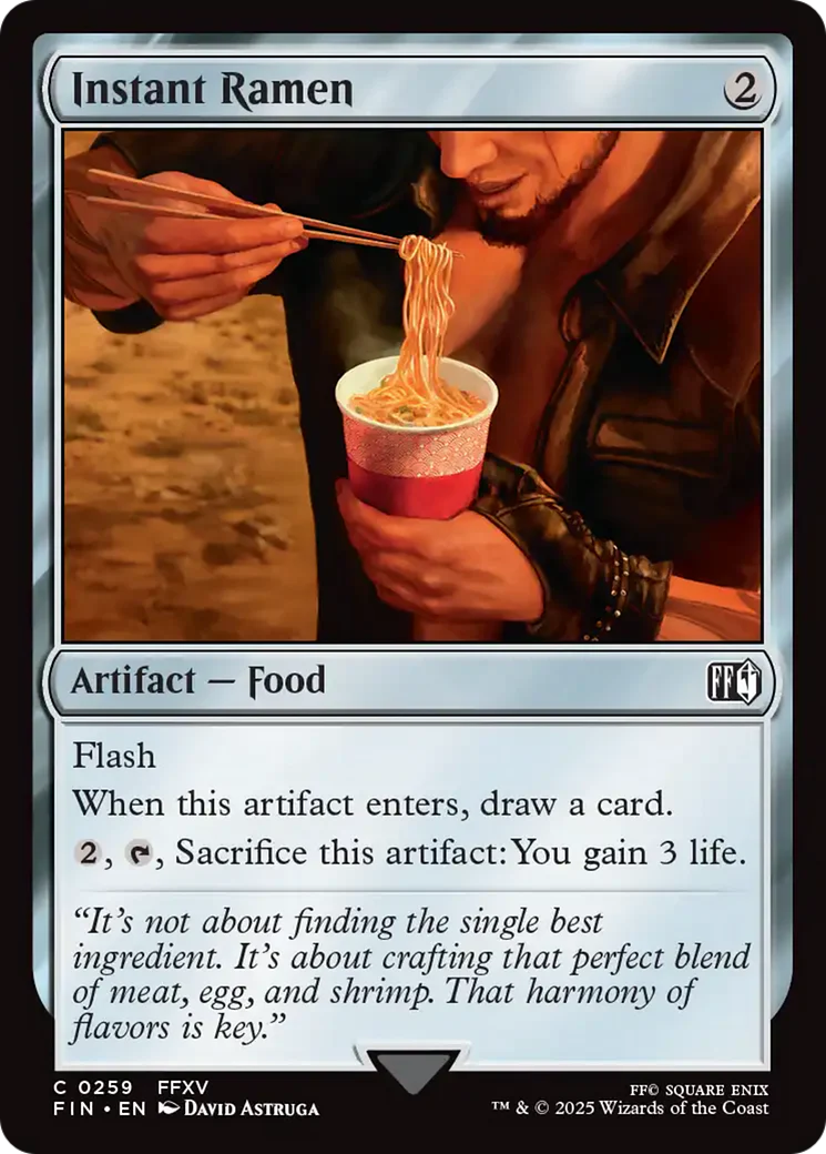 Instant Ramen [FINAL FANTASY] Foil