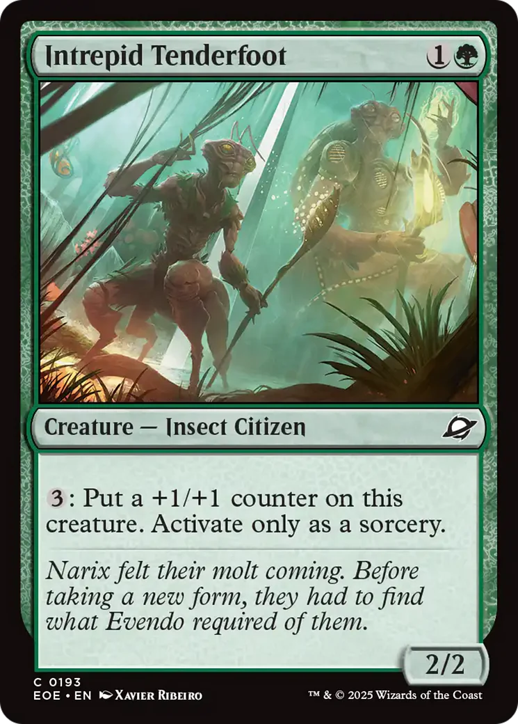 Intrepid Tenderfoot [Edge of Eternities] Foil
