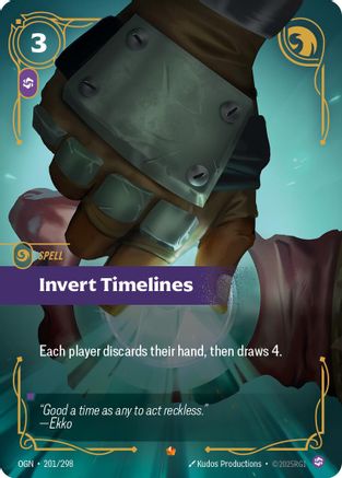 Invert Timelines (201/298) - Riftbound - [Origins] Foil
