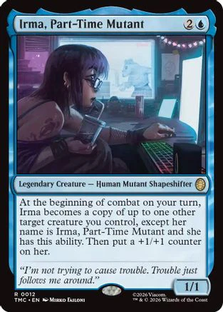 Irma, Part-Time Mutant  [Commander: Teenage Mutant Ninja Turtles]