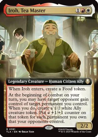 Iroh, Tea Master (Extended Art)  [Avatar: The Last Airbender] Foil