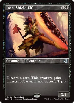 Iron-Shield Elf  [Promo Pack: Lorwyn Eclipsed]