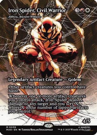 Iron Spider, Civil Warrior - Alibou, Ancient Witness  [Marvel Eternal-Legal]