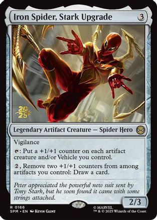 Iron Spider, Stark Upgrade  [Prerelease Cards] Foil