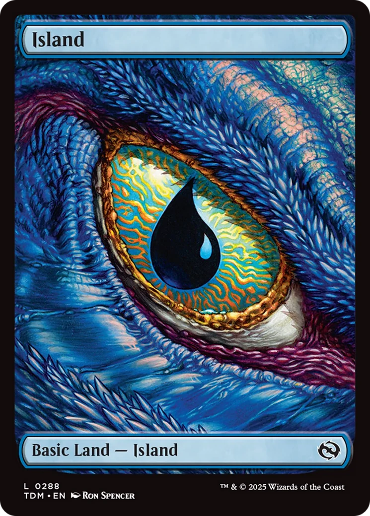 Island (0288) [Tarkir: Dragonstorm] Foil