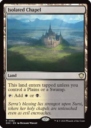 Isolated Chapel  [Commander: Secrets of Strixhaven]