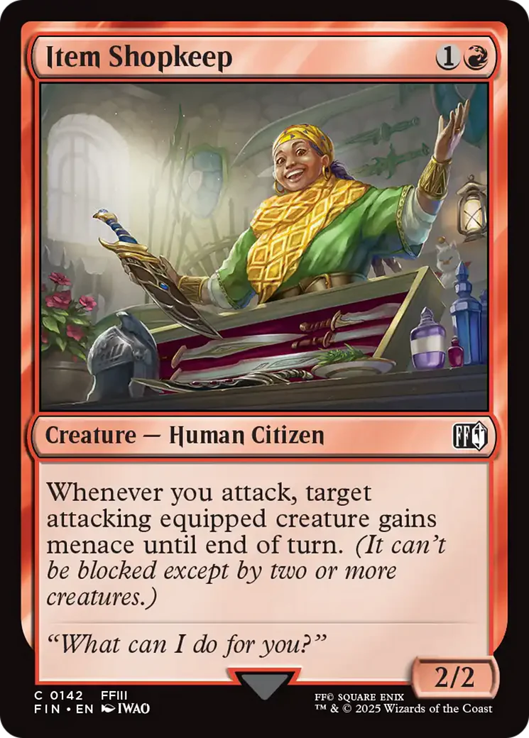 Item Shopkeep [FINAL FANTASY] Foil