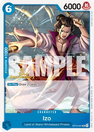 Izo (OP13-041) - [Carrying On His Will: 3rd Anniversary Tournament Cards]
