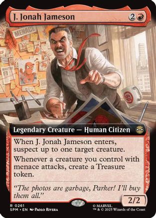 J. Jonah Jameson (Extended Art)  [Marvel's Spider-Man] Foil