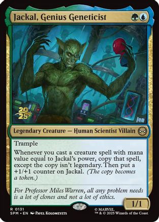 Jackal, Genius Geneticist  [Prerelease Cards] Foil