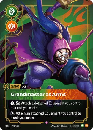 Jax - Grandmaster At Arms (193/221) - Riftbound - [Spiritforged] Foil