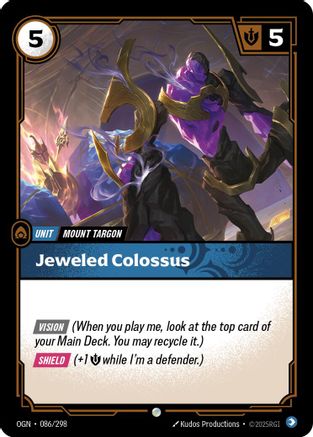 Jeweled Colossus (086/298) - Riftbound - [Origins]