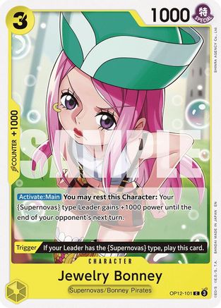 Jewelry Bonney (101) (OP12-101) - [Legacy of the Master]