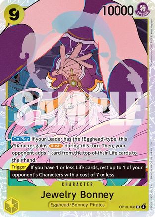 Jewelry Bonney (108) (OP13-108) - [Carrying On His Will] Foil