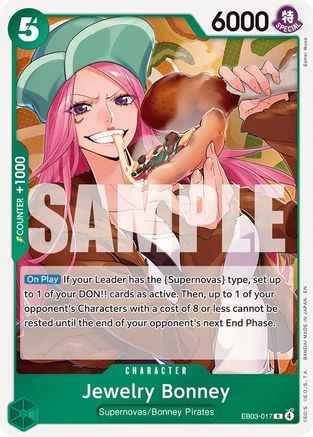 Jewelry Bonney (EB03-017) - [Extra Booster: One Piece Heroines Edition] Foil