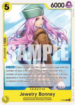 Jewelry Bonney - P-085 (Reprint) (P-085) - [Premium Booster -The Best- Vol. 2]